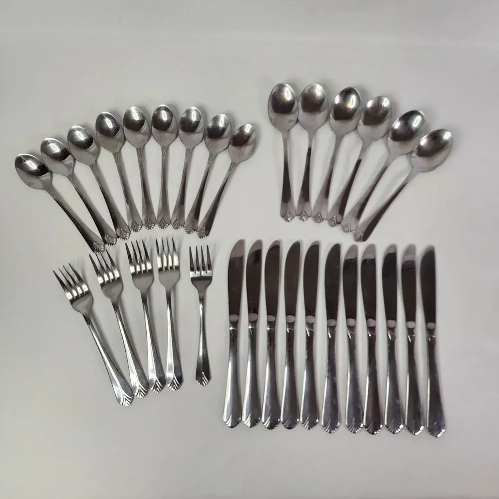 Cambridge Stainless Steel Utensil Lot Of 31
